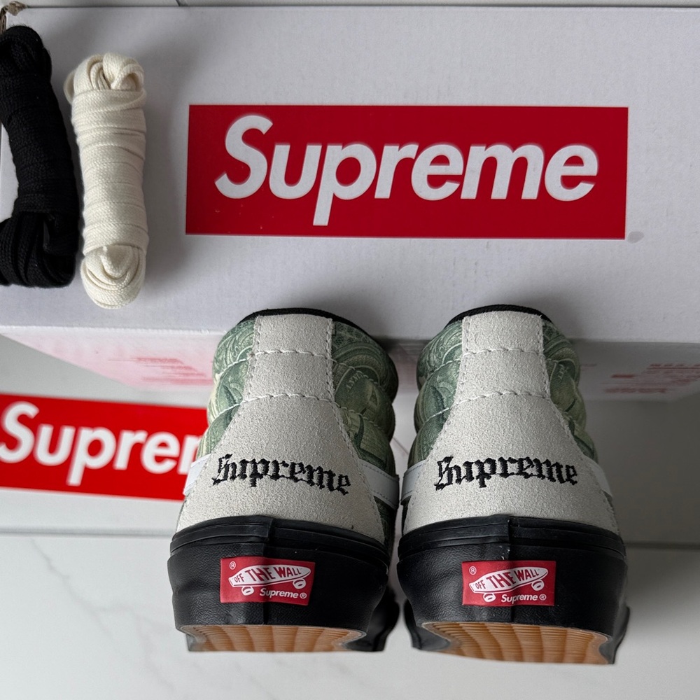 Supreme Vans Skate Grosso Mid “Dollar Bill” 💵 - Picture 5 of 12